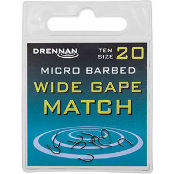Крючок Drennan Wide Gape Match Micro Barbed (упаковка)