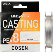 Шнур Gosen Answer Casting Saltwater Game PE X8 Braided