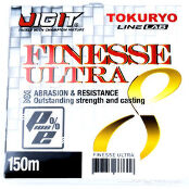 Плетёный шнур Jig It x Tokuryo Finesse Ultra X8