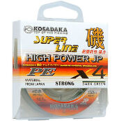 Леска плетеная Kosadaka Super Line PE X4 High-Power JP