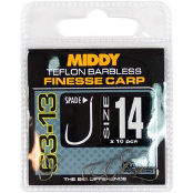 Крючки Middy T63-13 Finesse Carp Spade Hooks