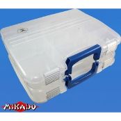 Коробка рыболова Mikado двухсторонняя UAC-C001 (27 x 21 x 11 см.)