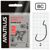 Крючок Nautilus Offset Worm Slim series WS-17 BC