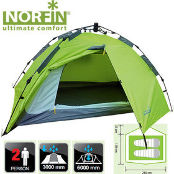 Палатка туристическая Norfin Zope 2