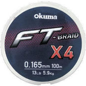 Леска плетеная Okuma FT Braid X4