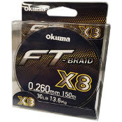 Леска плетеная Okuma FT Braid X8