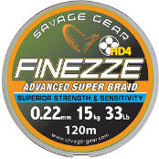 Плетеная леска Savage Gear Finezze HD4 Braid