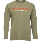 Футболка Simms Logo LS Shirt