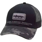 Кепка Simms Musky Icon Trucker (Hex Flo Camo Carbon)