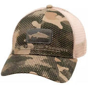 Кепка Simms Salmon Icon Trucker (Hex Flo Camo Timber)