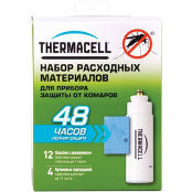 Набор запасной Thermacell MR 400-12 (4 газовых картриджа + 12 пластин)