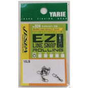 Вертлюжок с застёжкой Yarie No.524 Ez Line With Snap Rolling
