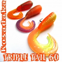 Обзор силикона Kosadaka Triple Tail 60
