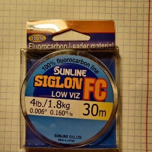 Обзор флюорокарбоновой лески Sunline SIG-FC: всегда со мной!