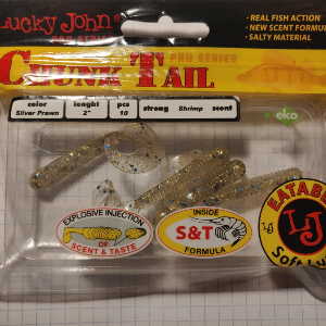 Обзор твистера Lucky John Pro Series Chunk Tail: моя первая приманка в джиге