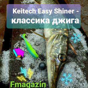 Обзор Keitech Easy Shiner – классика джига