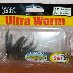 Уловистая гусеница Lucky John Pro Series Ultraworm! Обзор
