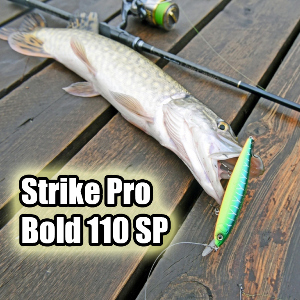 110-й умелец от Strike Pro. Обзор на воблер Strike Pro Bold 110 SP.