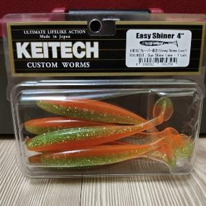 Японская классика. Обзор виброхвоста " Keitech Easy Shiner ".