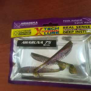 Обзор силиконового виброхвоста Awaruna от компании Kosadaka