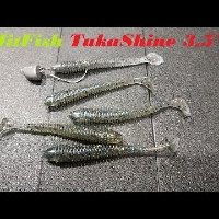 Видеообзор бюджетного виброхвоста HitFish Tuka Shine 3,5" по заказу Fmagazin