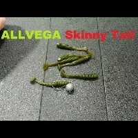 Видеообзор виброхвостика Allvega Skinny Tail по заказу Fmagazin