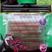Видеообзор силиконового червя Crazy Fish Cruel Leech по заказу Fmagazin