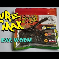 Видео обзор резины LureMax Rag Worm по заказу fMagazin