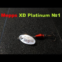 Видеообзор блесны Mepps XD Platinum №1 по заказу Fmagazin