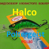 Видеообзор уловистого воблера Halco Poltergeist POL80, по заказу Fmagazin