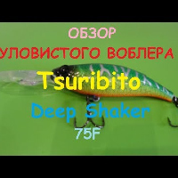 Обзор уловистого воблера Tsuribito Deep Shaker 75F, по заказу fMagazin ru