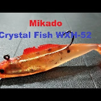 Видеообзор оснащенного виброхвоста Mikado Crystal Fish WXH-52 по заказу Fmagazin