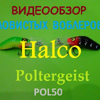 Видеообзор уловистого воблера Halco Poltergeist POL50, по заказу Fmagazin