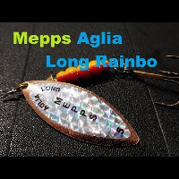 Видеообзор большой вертушки Mepps Aglia Long Rainbo по заказу Fmagazin