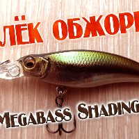 Видеообзор воблера Megabass Shading-X по заказу Fmagazin - Малёк "Обжорка"