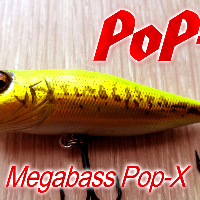 Видеообзор воблера Megabass Pop-X по заказу Fmagazin