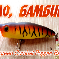 Видеообзор воблера Evergreen Combat Popper Bambino по заказу Fmagazin