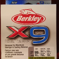 Unboxing посылки с плетеной нитью фирмы Berkley х9.