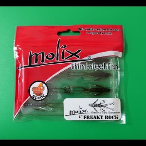 Видеообзор силиконовой приманки Molix Freaky Rock по заказу Fmagazin