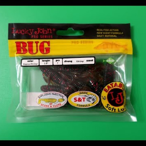 Видеообзор силиконовой приманки Lucky John Pro Series Bug по заказу Fmagazin