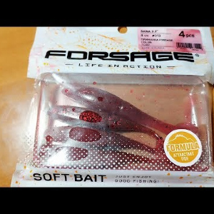 Видеообзор виброхвоста Forsage Sawa по заказу Fmagazin