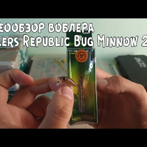 Видеообзор воблера Anglers Republic Bug Minnow 20SR по заказу с Fmagazin