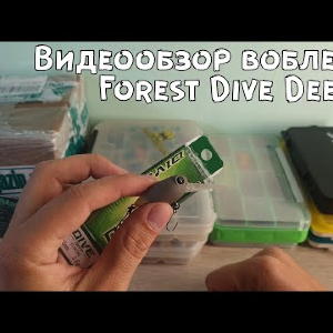 Видеообзор воблера Forest Dive Deep по заказу с Fmagazin