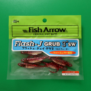 Видеообзор силиконовой приманки Fish Arrow Flash J Grub SW по заказу Fmagazin