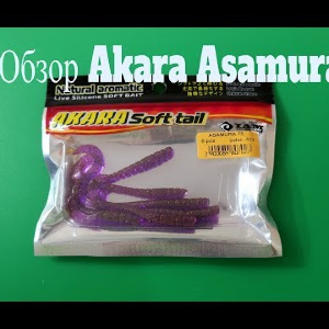 Видеообзор силиконовой приманки Akara Asamura по заказу Fmagazin
