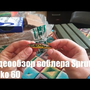 Видеообзор воблера Sprut Emiko 60 по заказу с Fmagazin