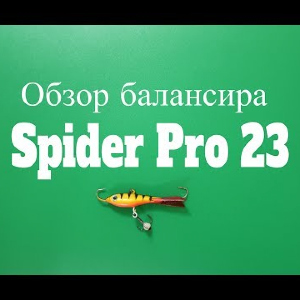 Видеообзор балансира Spider Pro 23 по заказу Fmagazin