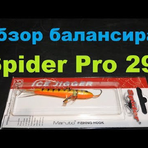 Видеообзор отличного балансира Spider Pro 29 по заказу Fmagazin