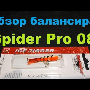 Видеообзор отличного балансира Spider Pro 08 по заказу Fmagazin