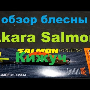 Видеообзор колеблющейся блесны Akara Salmon Кижуч по заказу Fmagazin